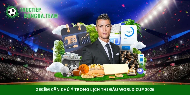 2 điểm cần chú ý trong lịch thi đấu World Cup 2026