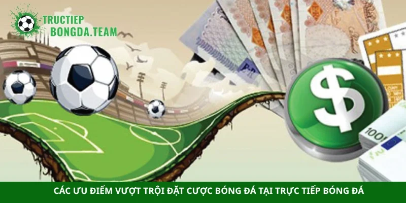 Các ưu điểm vượt trội đặt cược bóng đá tại trực tiếp bóng đá