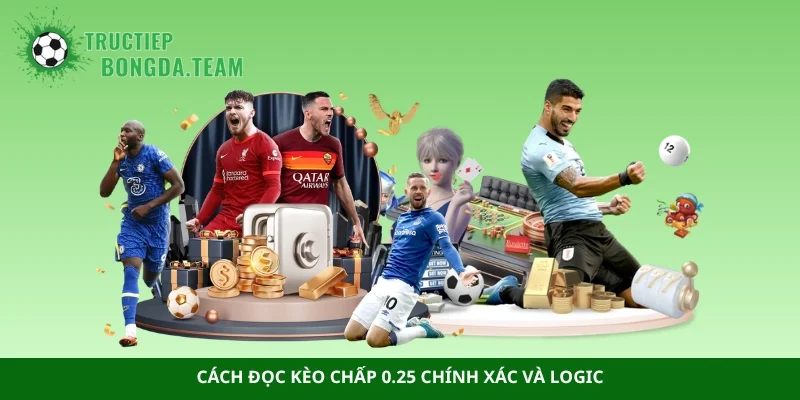 Cách đọc kèo chấp 0.25 chính xác và logic