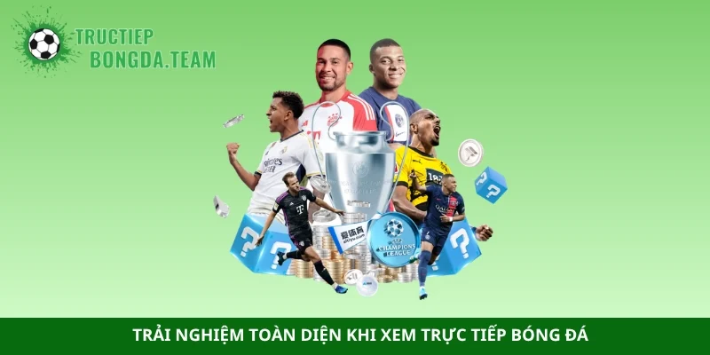 Trải nghiệm toàn diện khi xem trực tiếp bóng đá